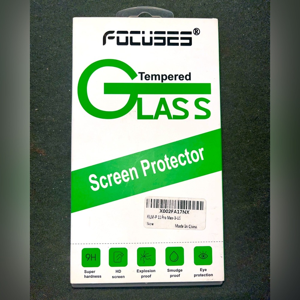 iPhone XS Max/ iPhone 11 Pro Max Tempered Glass Screen Protector- 1 pack *NEW*